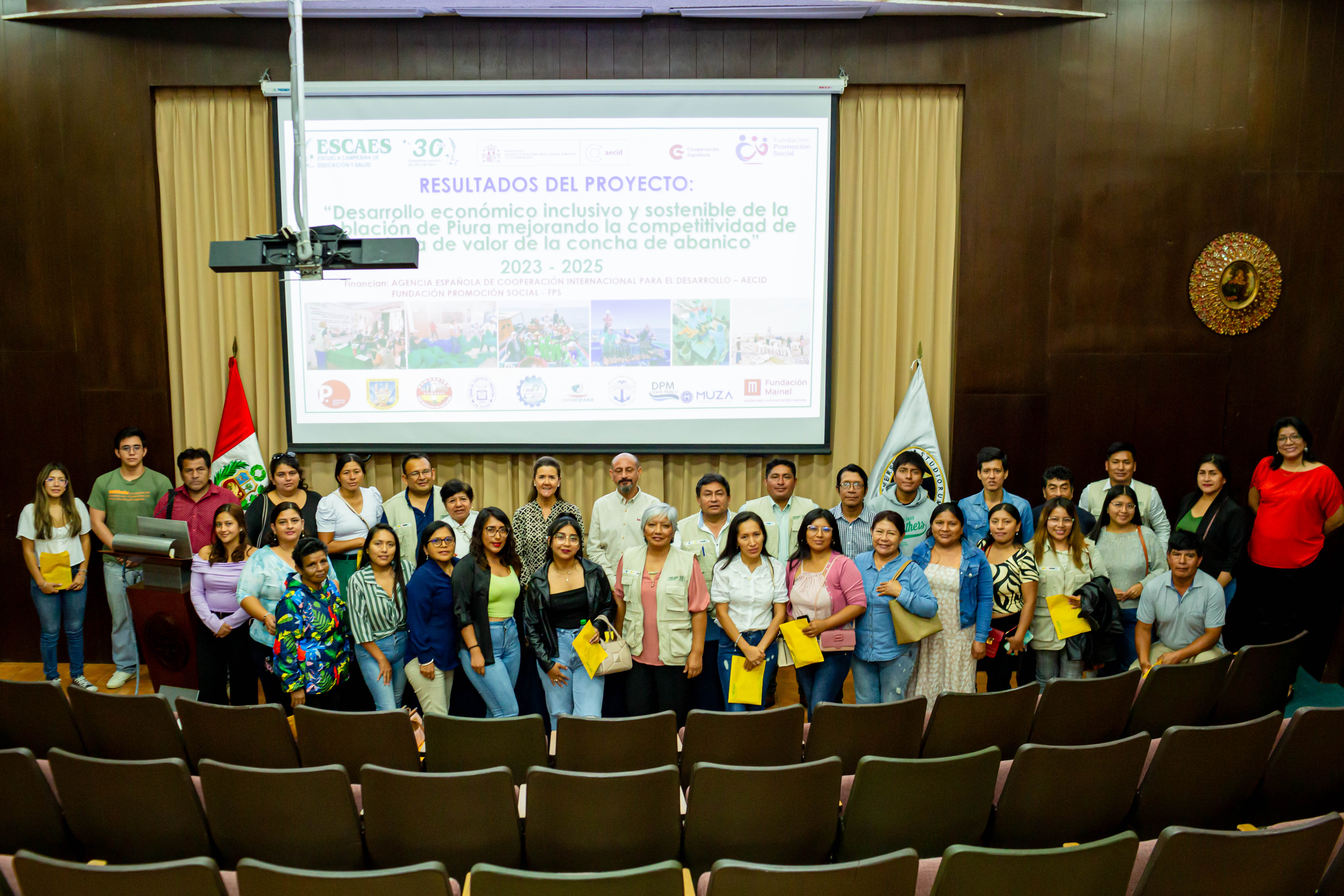 ESCAES y Fundación Promoción Social (FPS) presentan los resultados del proyecto de desarrollo económico inclusivo en el litoral de Sechura, Piura – Perú