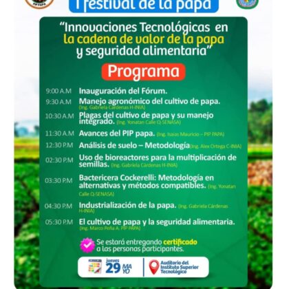 I FÓRUM – I Festival de la papa